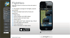 Desktop Screenshot of flightheroapp.com